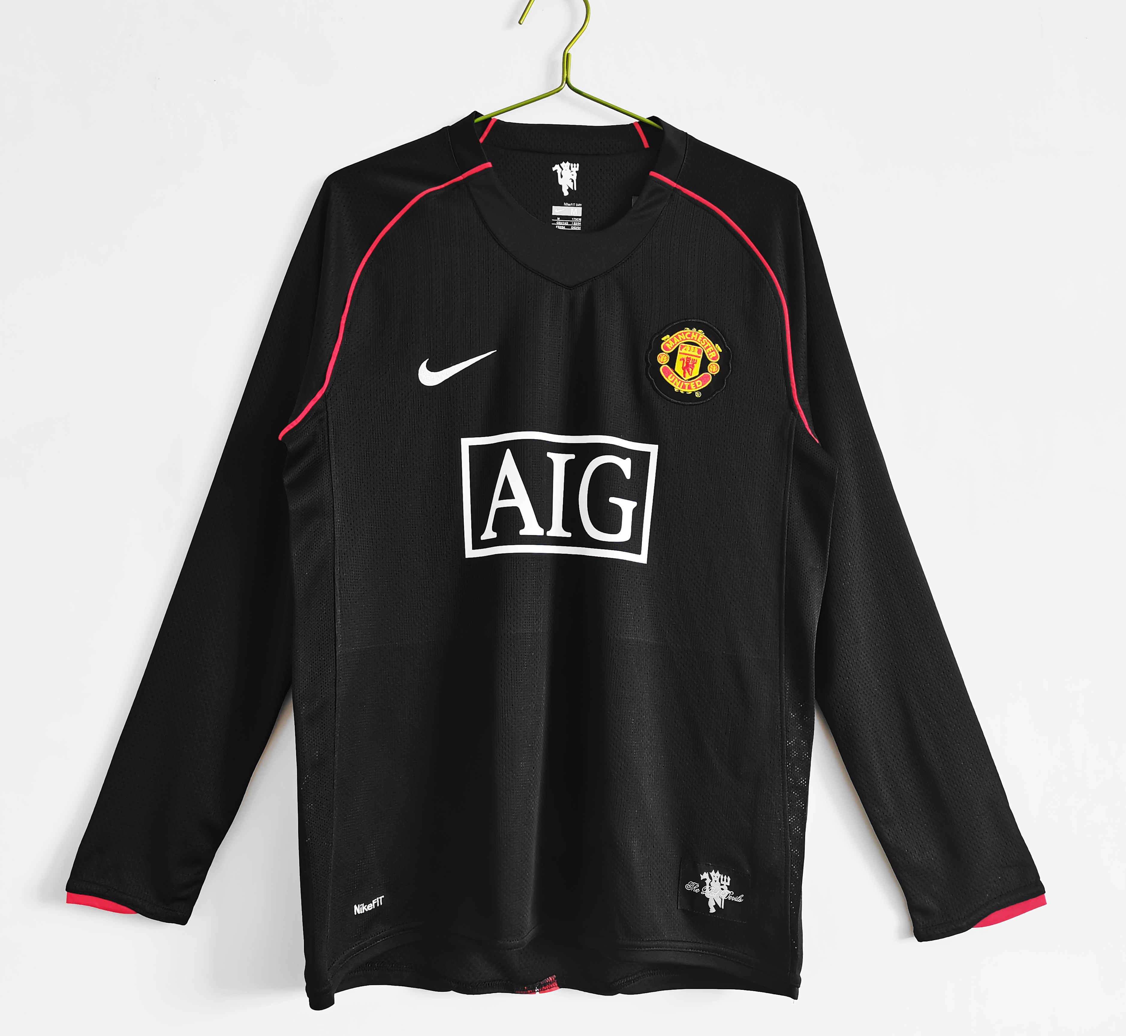 Manchester United Retro 07-08 Away Long Sleeve Jersey